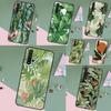 Ретро-растение с банановыми листьями Для Huawei Nova Y91 Y90 Y60 Y70 Y61 Y72 Y73 3i 7i 8i 11 12i 9 10 SE P20 P30 Pro P40 Lite Чехол