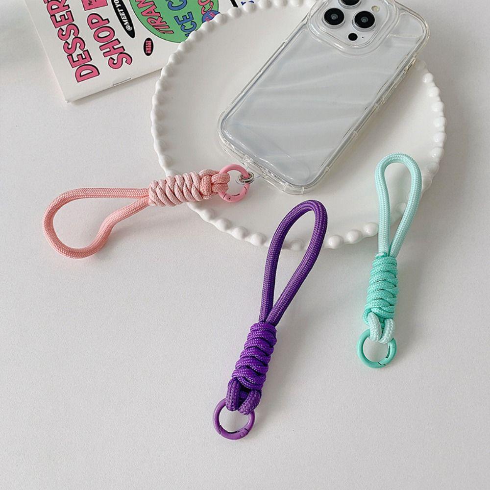 Плетеный тканый подвесной шнур, красочный брелок, прочный шнурок на запястье