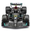 Bburago Модель 2023 года Масштаб F1 Petronas W14 E Performance с фигуркой Льюиса Хэмилтона Гоночный спортивный автомобиль Миниатюрная литая модель автомобиля 1/24 Mercedes-AMG #44 /