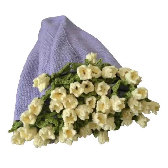 Букет Одеяло DIY Набор Цветочные Букеты Вязание крючком Набор Вязаный Букет Плед Набор для Рукоделия для Дома Кровать Диван Диван Декор