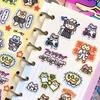 1/3 Sheets Korean Cute Graffiti Style Rabbit Cartoon Stickers Kawaii Animal Decals Hand Account Diary Scrapbook Sticker