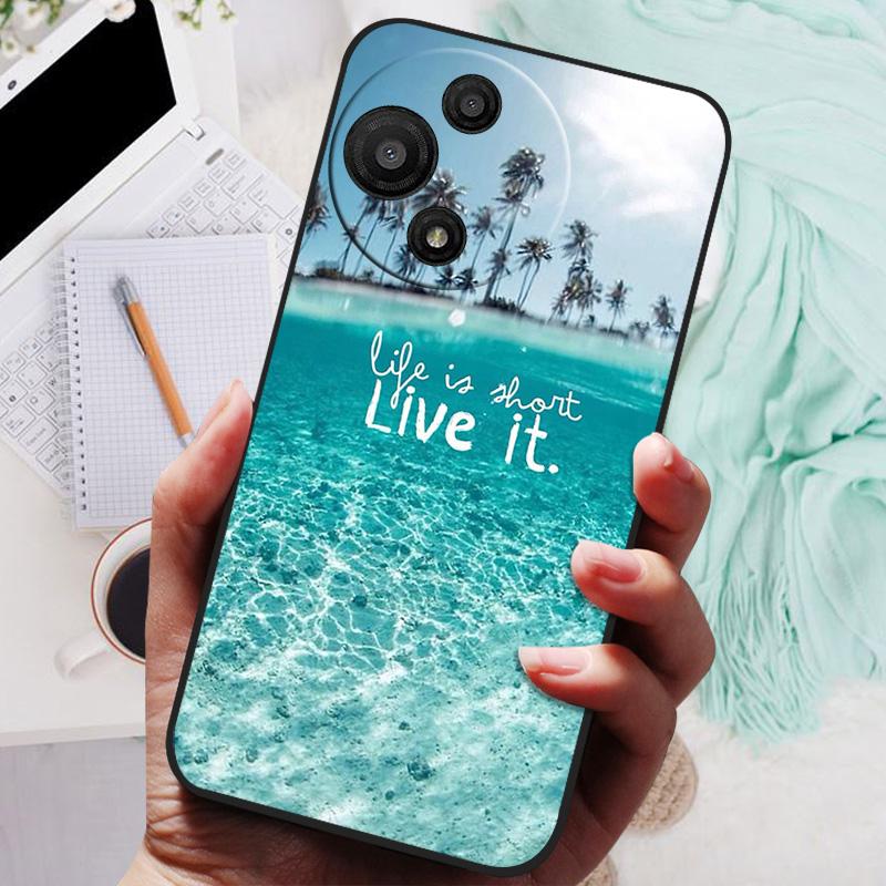 Для TCL 60 SE NXTpaper 5G Чехол Лев Волк Силиконовый Мягкая Задняя Крышка Для TCL 60SE NXTpaper 5G T521K Чехол для Телефона Защитный Чехол