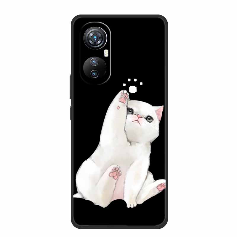 Чехол Для Blackview A200 Pro Чехол Милый Мультяшный Черный Силикон Мягкие Чехлы Для Телефона Для Blackview A200 Pro Задняя Крышка Чехол A200Pro