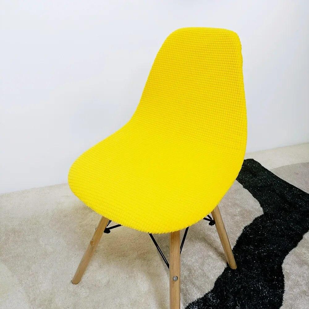 Жаккардовый скандинавский чехол на стул, регулируемый стул с круглой спинкой, чехол для стульев для столовой, барных стульев, 1/2/4/6 шт.