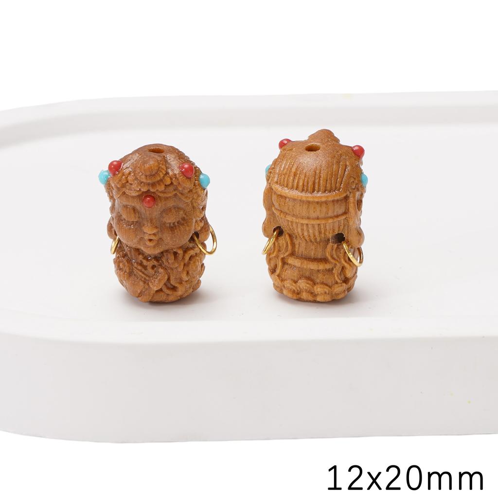 Деревянные бусины Барбитан для изготовления браслетов, ожерелий, ювелирных изделий своими руками 1 набор