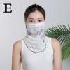 Summer Sunscreen Mask and Scarf UV Protection Sun Protection Neck Mask Summer Riding Scarves Veil Ch