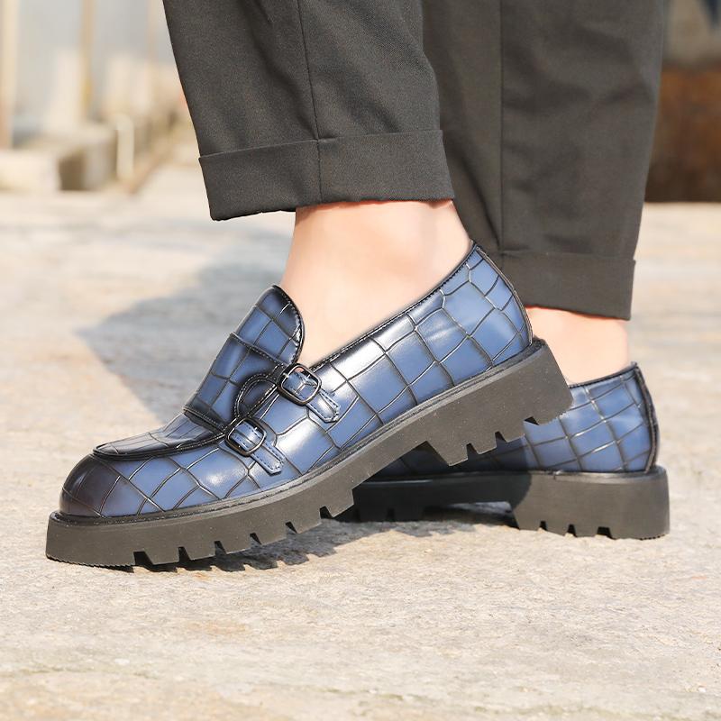 Fashion New Men's Leather Shoes Trendy Multiple Colors and Versatile Style Party Wedding Outdoor Activity Stroll Shoes Plus Size 48