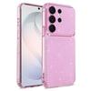 Sparkling Diamond Glitter Airbag Phone Case For Galaxy S23 FE 5G, Rhinestone Shockproof Protective Cover