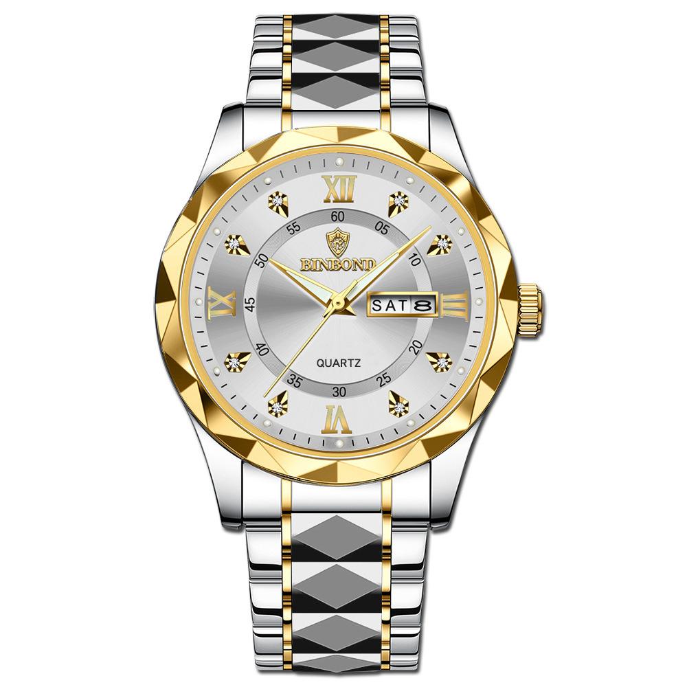 Мужские водонепроницаемые светящиеся наручные часы-будильник для бега