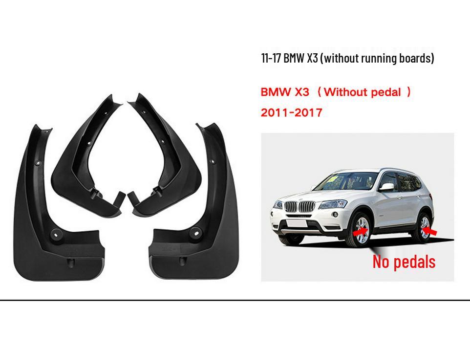 Кожаные брызговики для BMW X Series: X1, X2, X3, X4, X5M, X6, X7, I3