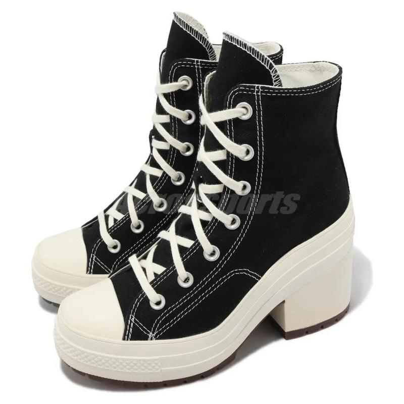 Converse Chuck 70 Стиль на высоком каблуке Высокий верх Канвас Унисекс Черный