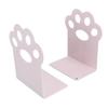 Metal Bookends Cartoon Cat Claw Decorative   Desk Magazine Book Ends for Home School  