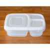 Set of 2: Prepared Lunch Boxes, White, Bento Boxes