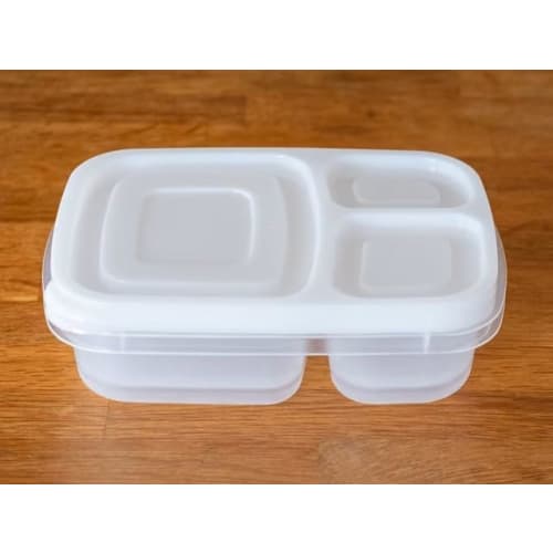 Set of 2: Prepared Lunch Boxes, White, Bento Boxes