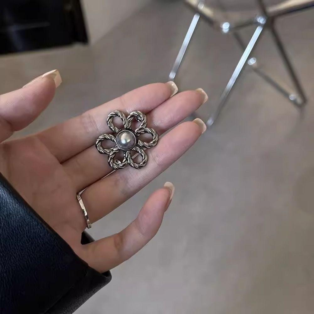 Button Clasps Flower Pants Button Tightener Zinc Zinc Alloy Jean Buttons for Loose Jeans Party