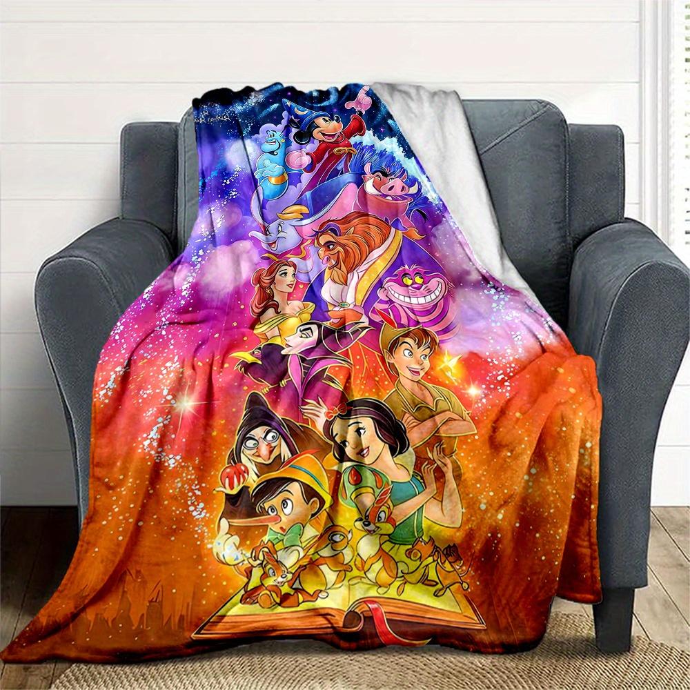 1pc, Disney Classic Characters Blanket, Gift for Friends, Soft Throw Blanket Suitable for All Seasons, Perfect for Couch Bed or Car Seat Cover, Outdoo
