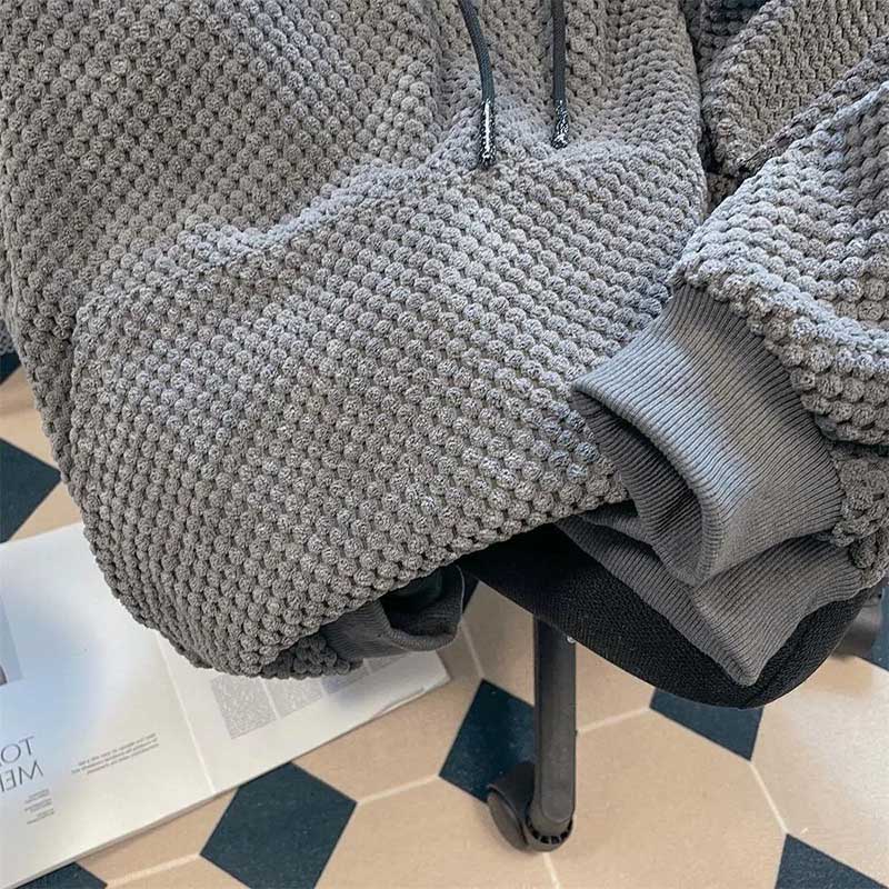 Толстовка для женщин из хлопка, свободная, большого размера, с капюшоном, флисовая, утолщенная, удобная, с круглым вырезом, повседневная, свитшот