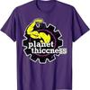 Planet Thiccness Funny Gym Joke Workout T-Shirt Mens Cotton Graphic Tee