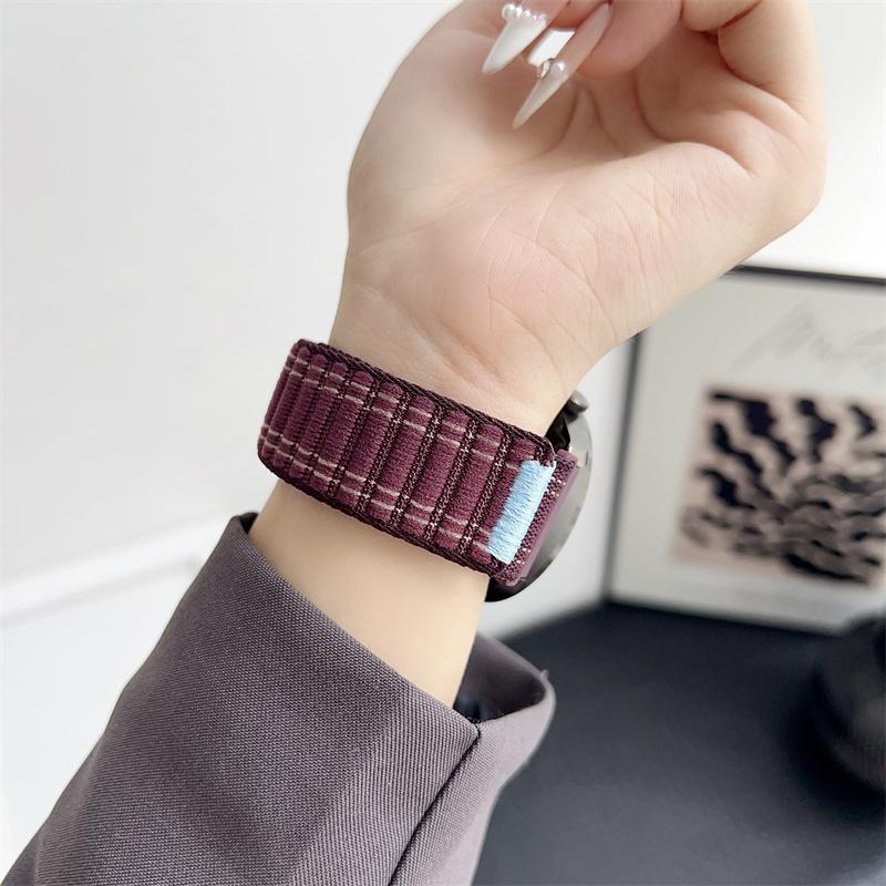 Нейлоновый ремешок-петля для Samsung Watch 6/5/5Pro 4/6 Classic Huawei Watch 4/3/GT3 20 мм 22 мм браслет-браслет Amazfit GTS/GTR 4 3