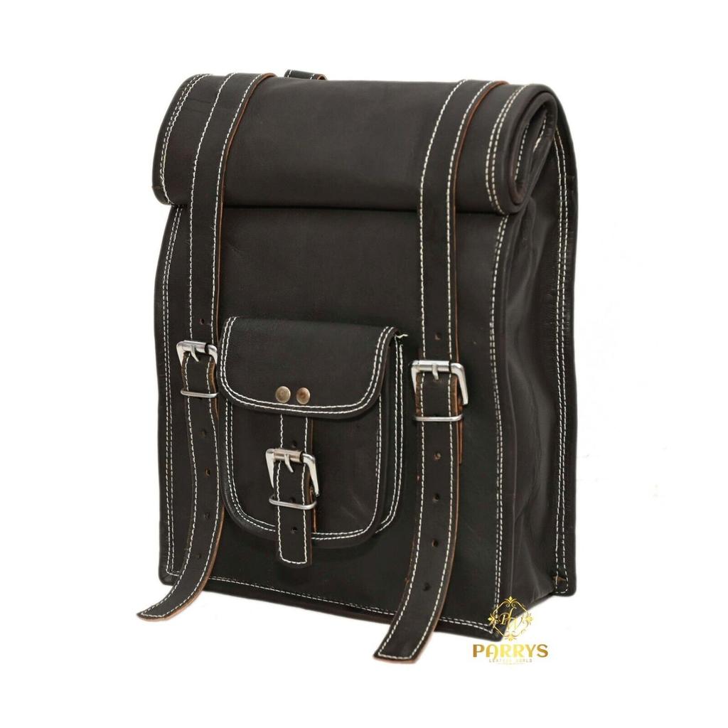 Классическая седельная сумка, набор из 2 шт., мотоциклетная сумка Postman, сумка для велосипеда черного цвета.