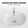 Modern Ceramic Vessel Sink 23.3" x 14.2" Bathroom Vanity Bowl Countertop