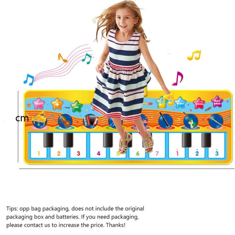 Learning Music Floor Keyboard Dance Mat Multifunctional Electronic Musical Toys  Girls/Boys