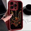 LZ26 National Emblem Flag Art Silicone Phone Case for iPhone 11 13 14 15 16 Pro Max 7 8 16 Plus 12 Mini XS Max XR Shockproof Back Cover