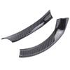 A87Q-2Pcs Car Interior Steering Wheel Carbon Fiber Decorative Decor Cover Trim for Alfa Romeo Stelvio/Giulia 2016-2018