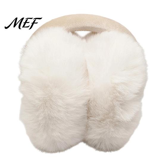 Cold Protection Ear Muffs for Daily Use Women's Winter Muffs, Soft Faux Rabbit Fur Warmers Thick Long Velvet Warmer Sports Commuting,