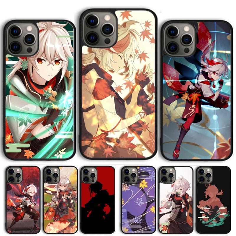 Genshin Impact Kaedehara Kazuha Phone Case Cover For iPhone 17 Air 12 Plus Max for iPhone 17 Air 15 16 11 13 14 Pro Max