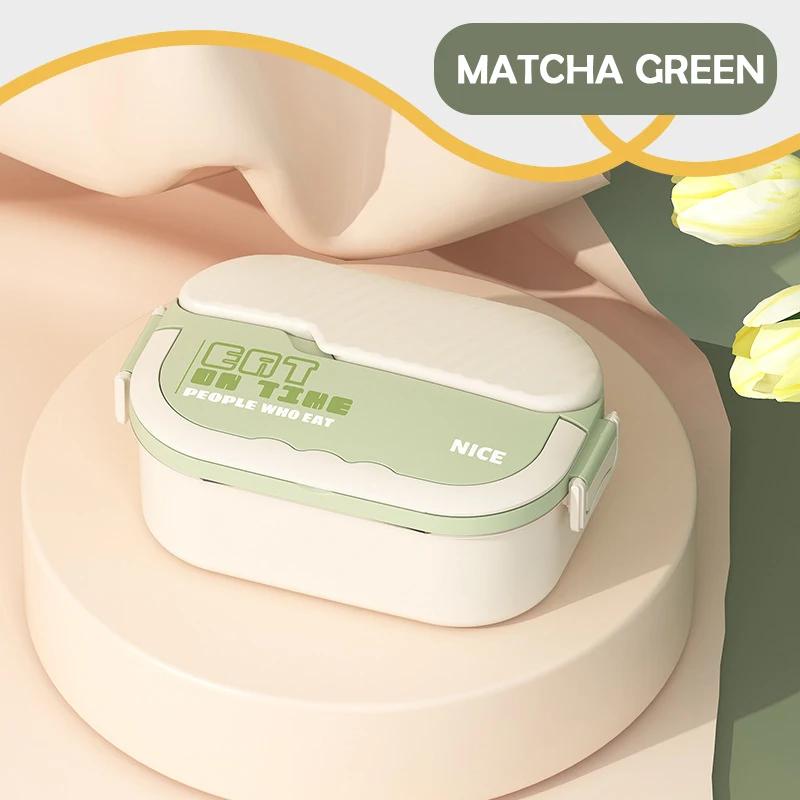 Ланч-бокс из нержавеющей стали 304 для студентов и офисных работников, портативный ланч-бокс большой вместимости со столовыми приборами, контейнеры для хранения продуктов