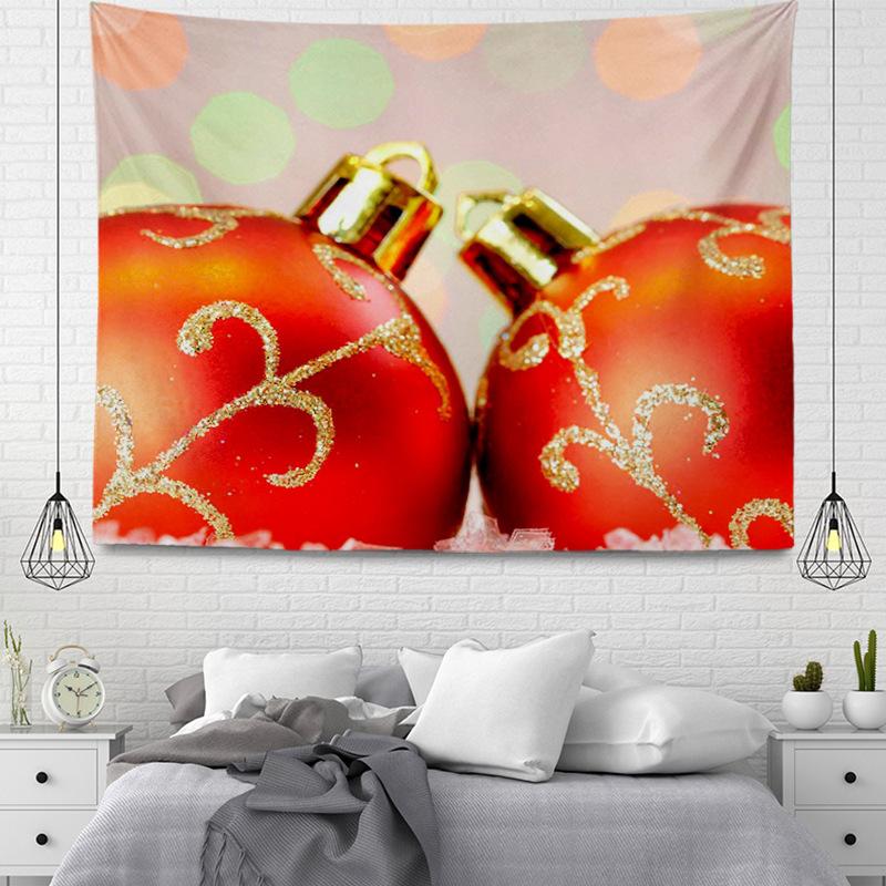 Серия подвесных тканевых гобеленов в рождественском стиле