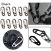 Quality Outdoor Hook Survival EDC Gear Camping Keyring D Carabiner Spring Clips D-Ring Key Chain