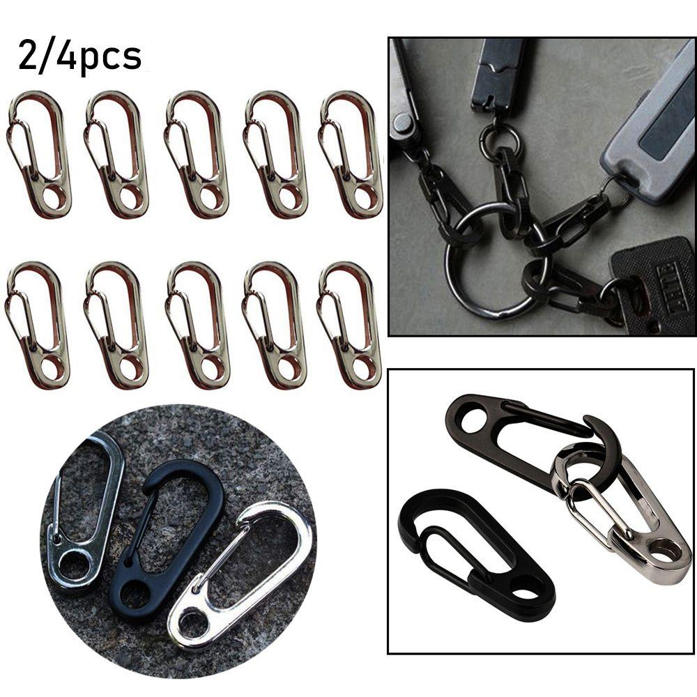 Buckle Outdoor Hook Safety Travel Tools D Carabiner D-Ring Key Chain Camping Keyring Spring Clips