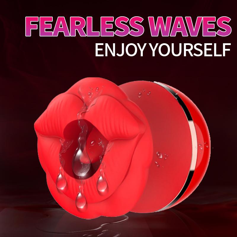 Роза чувственный рот лизание языка всасывающий вибратор секс-игрушка для взрослых соска анальный оральный стимулятор клитора мастурбация секс-игрушки для взрослых пары