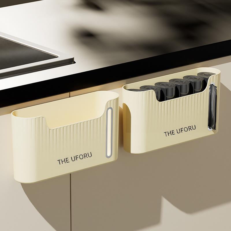 Настенный кухонный ящик для хранения мусорных мешков - органайзер без отверстий