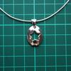 [Б/у] TIFFANY/Tiffany 925 Open Star Omega Chain Pendant [g341-47]