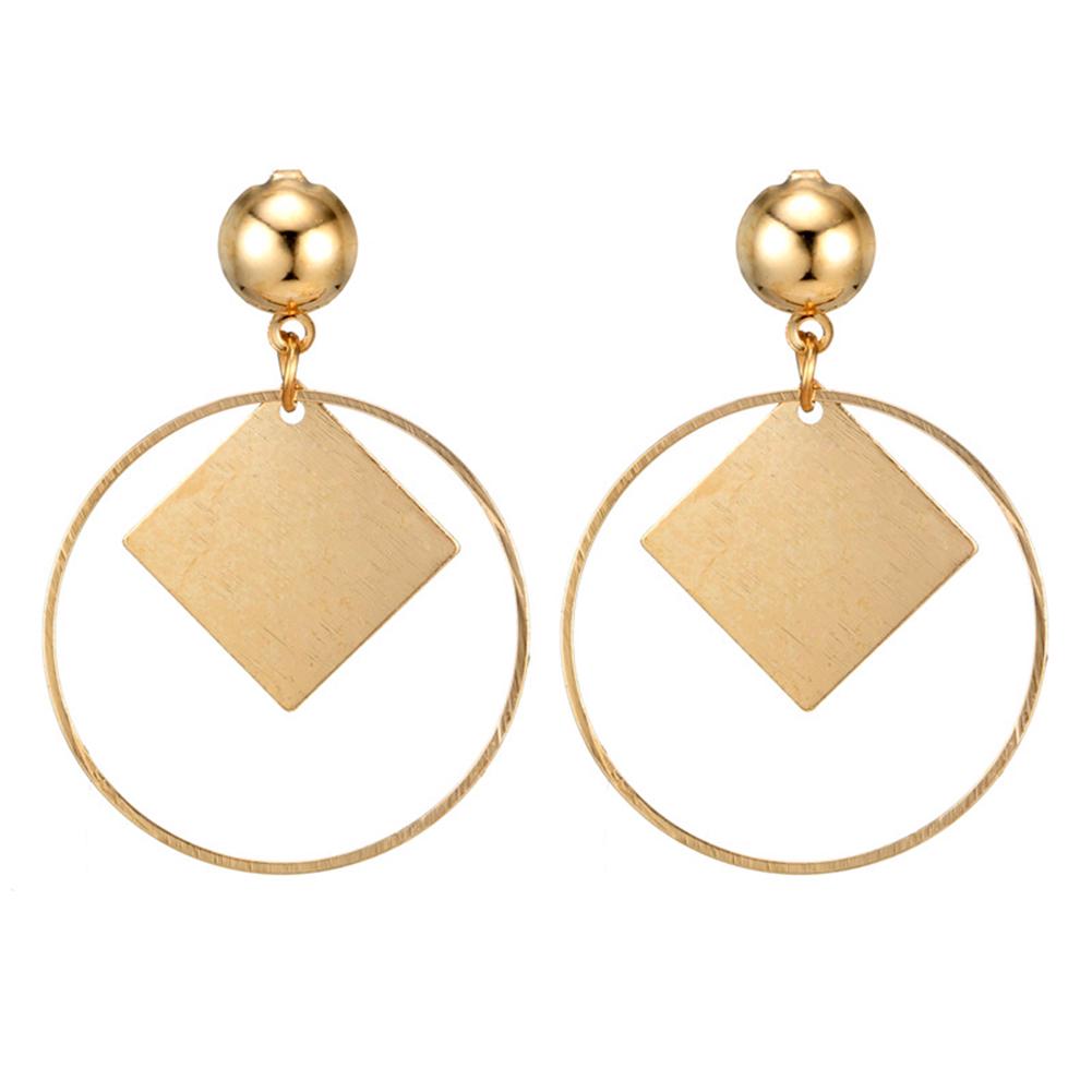 Серьги Bluelans, гвоздики, кольцо для девочки, серьги-подвески, женские квадратные украшения для банкета