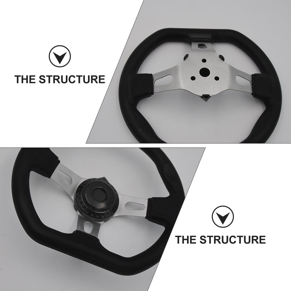 Автомобильные рулевые колеса Go Kart Car Modified Decor Supply Decorate 27X27cm Pu