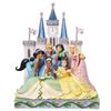 Enesco Princess In Front of Castle Size 17 X X Cm DTR6013075 Statue/Figure ``DISNEY TRADITIONS'' 21.5 25.3