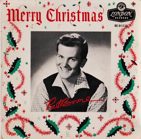 Пластинка 7 дюймов ПЭТ БУН С Рождеством RED1128 London Records 1957 Великобритания Рок Б/у