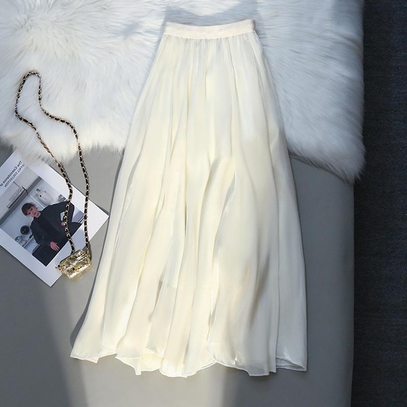 Элегантная юбка с асимметричным кроем и эластичным поясом на весну/лето 2024 года — идеальный вариант для свидания