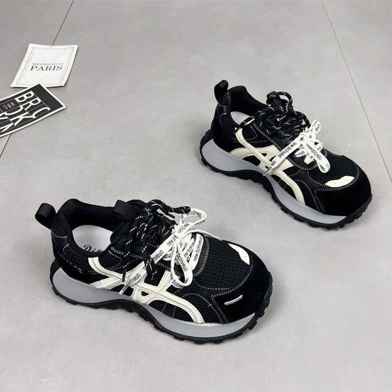 Кожаные повседневные женские бархатные осенне-зимние на толстой подошве, маленькие кроссовки-папы, с маленькой талией, кроссовки для бега, женская обувь