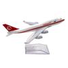 Model Plane Alloy 1:400 Scale 16cm for Air Malaysia Red B747 Airlines Boeing 747 Airways Airplanes W Stand Die-cast Aircraft for