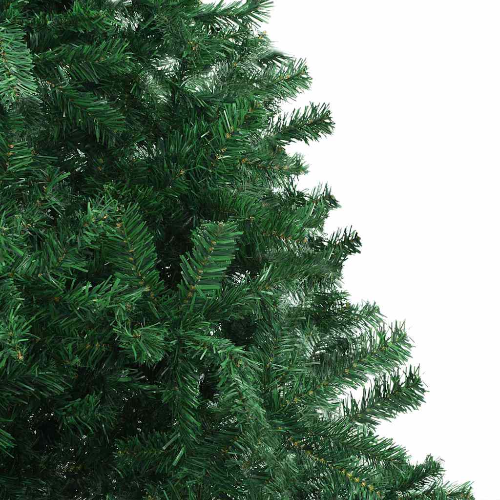 Christmas Tree with Decorative Light Strings Green 400 cm PVC