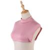 New Womens Muslim Modal Fake False Collar Islamic Hijab Extensions Turtleneck High Neck Cover Warmer Bright Solid Color Half Top