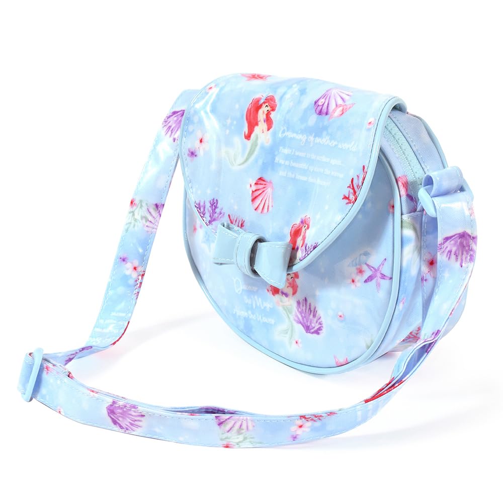 Colorful Candy Style Disney Ariel THE LITTLE MERMAID Crossbody Shoulder Bag for Princess Ariel N2612000 Pochette, Water-Repellent, Lightweight,