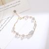 Korean Style Natural Gray Moonstone Pixiu Bracelet for Women - DIY Crystal Jewelry