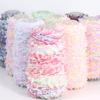 50G Rainbow Butterfly Paper Yarn Colorful Fancy Blend Partner Thread Hand Knitting Summer Baby Scarf Hat Doll Sweater Supplies