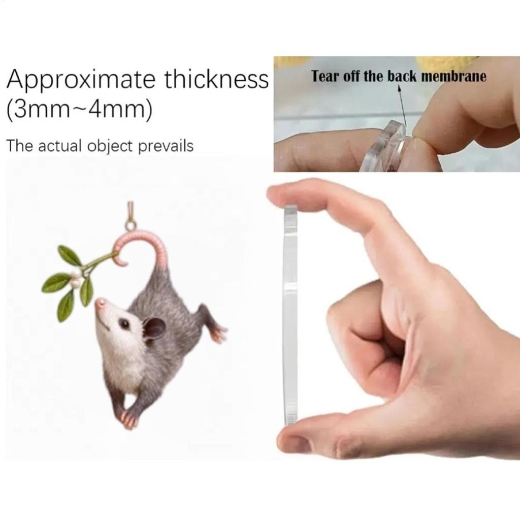 2025 Рождественский календарь обратного отсчета Опоссум 24-дневный Рождественский праздничный обратный отсчет Акриловый кулон Рождественский коллекционный подарочный набор